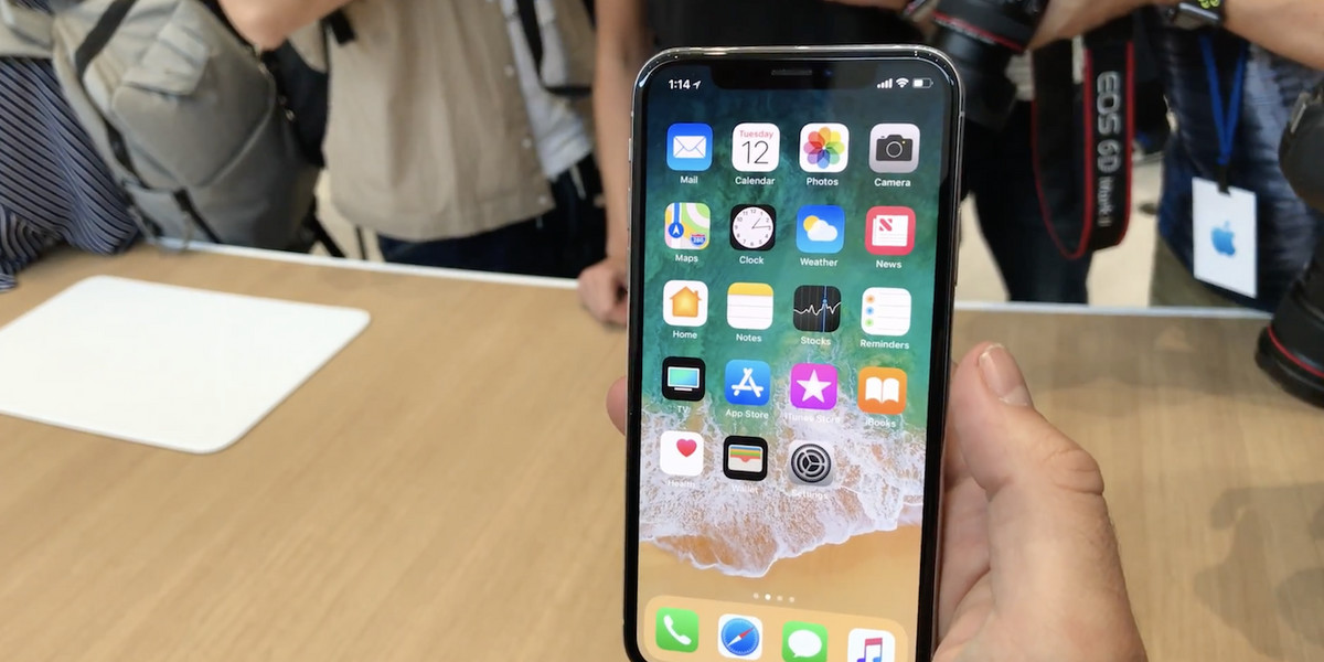 This is the iPhone X, which <em>starts</em> at $1,000.