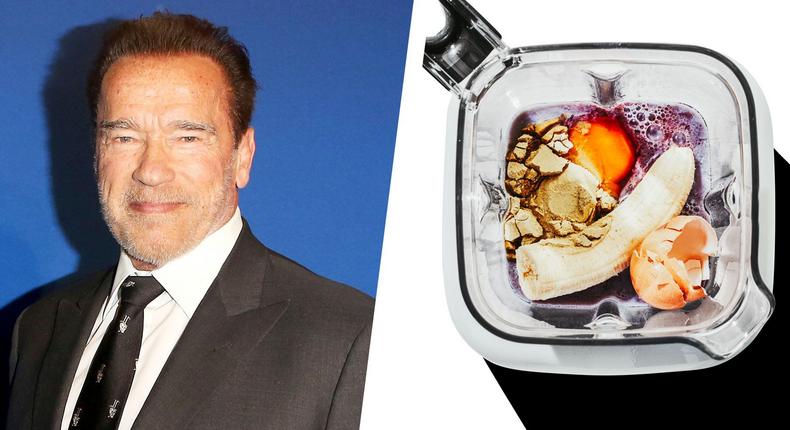 How Arnold Schwarzenegger Makes a Workout Shake