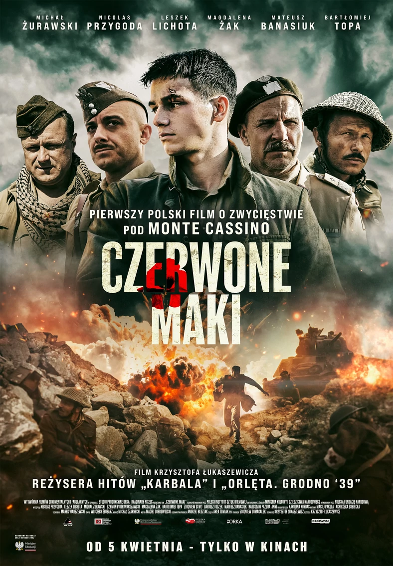 "Czerwone maki" plakat