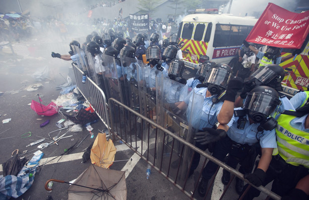 Kolejny dzień pro-demokratycznych protestów w Hongkongu