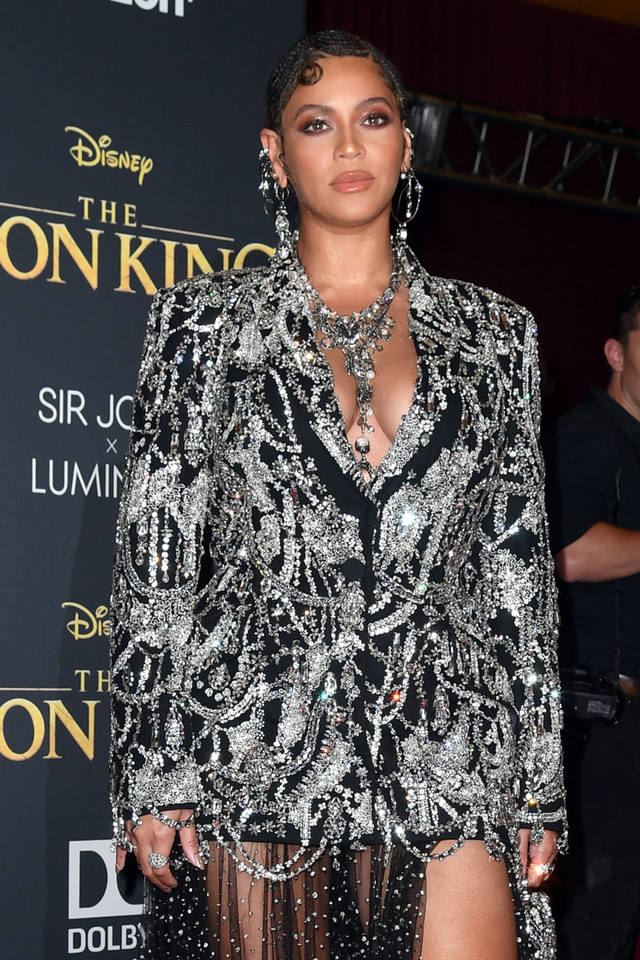 Beyoncé na premierze filmu "Król lew"