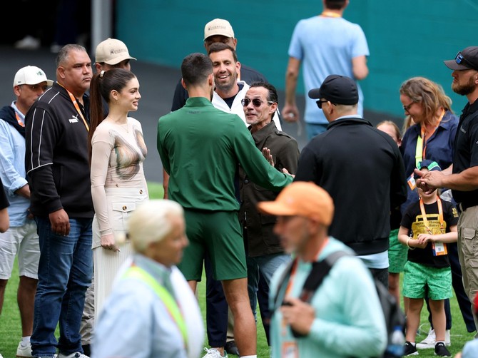 Nađa Fereira, Novak Đoković i Mark Entoni na Majamiji openu 2025. godine
