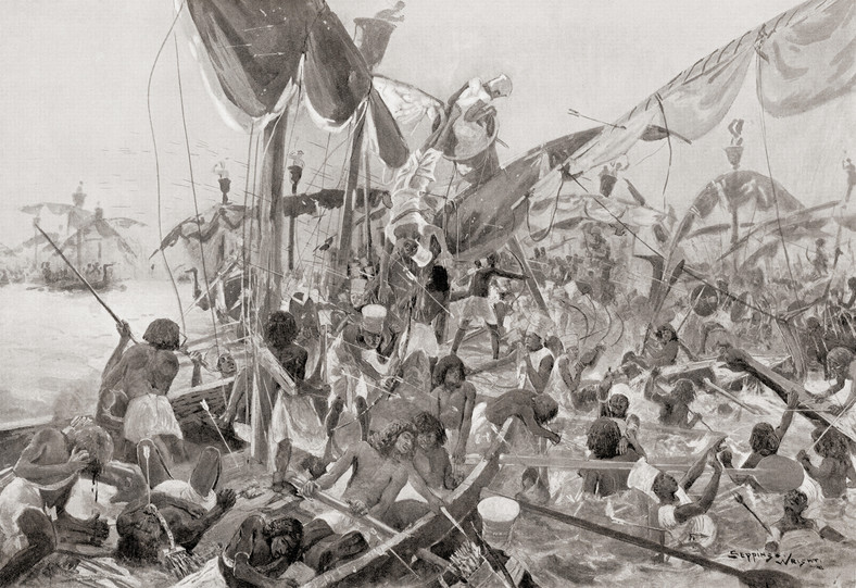 Bitwa morska między Egiptem a ludami morza, ok. 1177 r. p.n.e