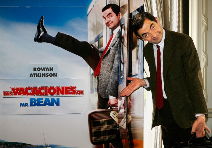 Rowan Atkinson na premierze filmu 'Wakacje Jasia Fasoli'