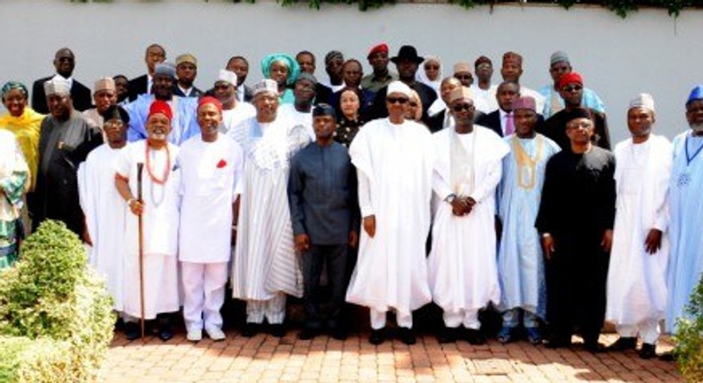 Inauguration of ministers under President Muhammadu Buhari (Premium Times)