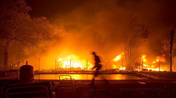 Emberéleteket követelt, és óriási anyagi veszteségeket okozott a kaliforniai tűzvész/Fotó: AFP