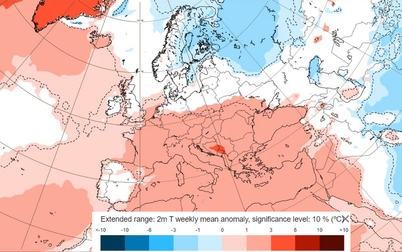 Chłód z biegiem marca rozwinie się na północy Europy i czasami może sięgać również okolic Polski