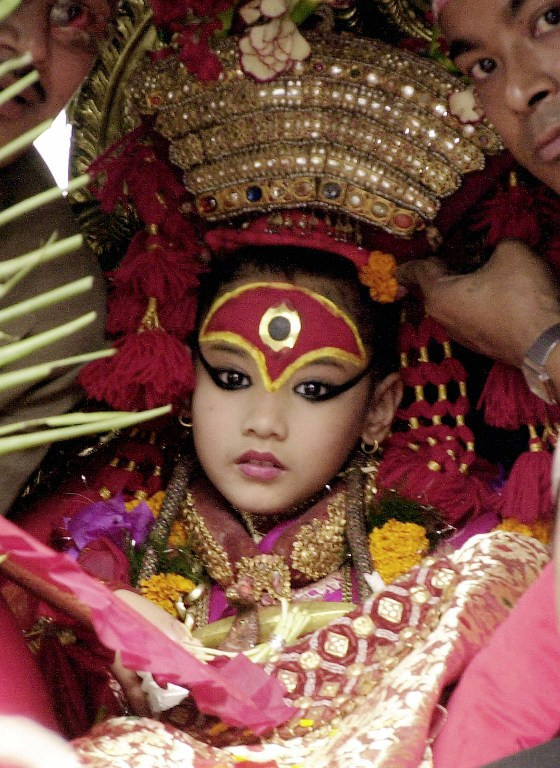 Małe boginie z Nepalu