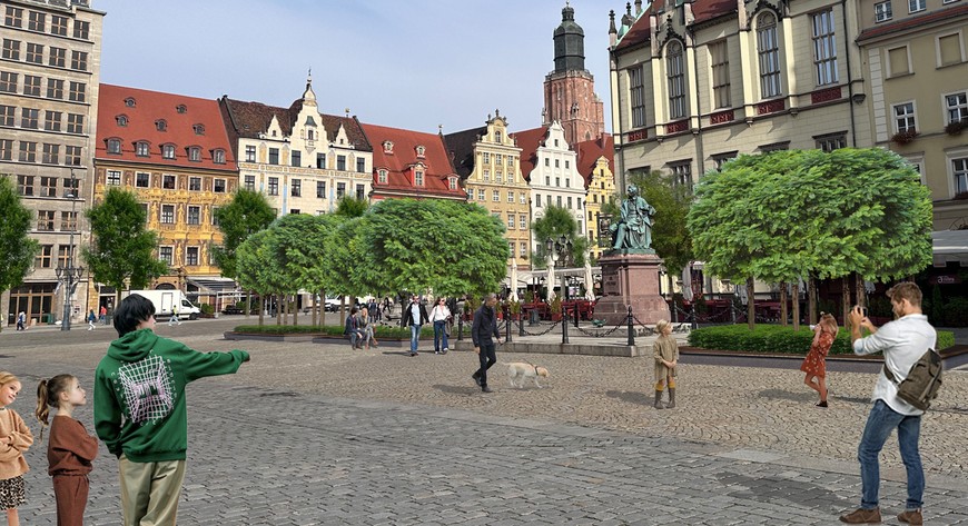 W Rynku w sumie ma pojawić się ponad 100 nowych drzew