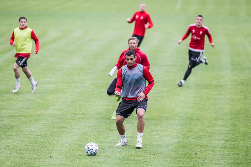 Pilka nozna. PKO Ekstraklasa. Gornik Zabrze. Trening. 12.05.2020