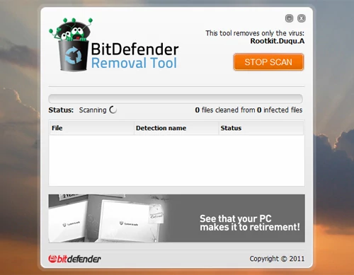 Duqu Removal Tool - BitDefender reklamuje swojego antywirusa w ciekawy sposób, pomagając usunąć Duqu za darmo