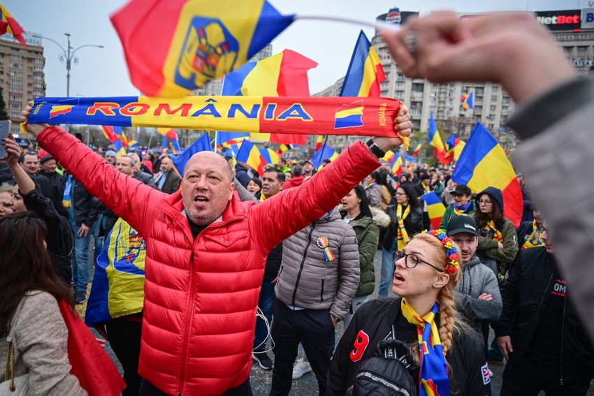 Protest u Rumuniji