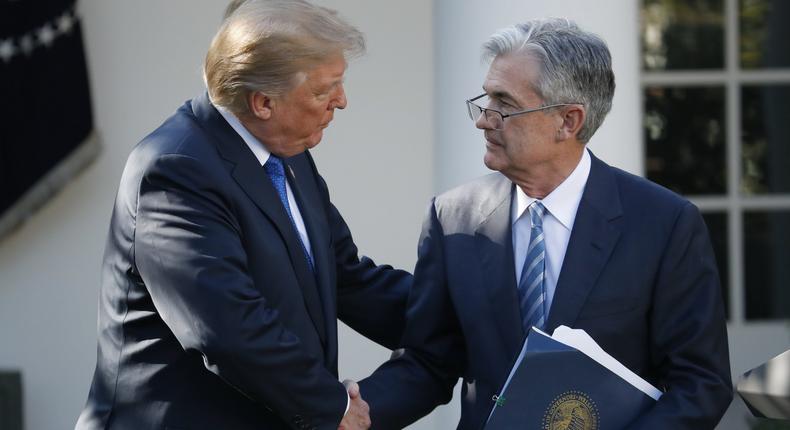 trump powell fed interest rates
