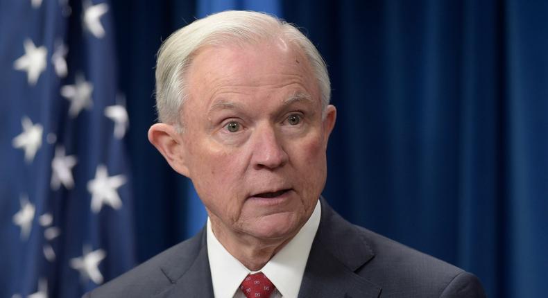 Attorney General Jeff Sessions.