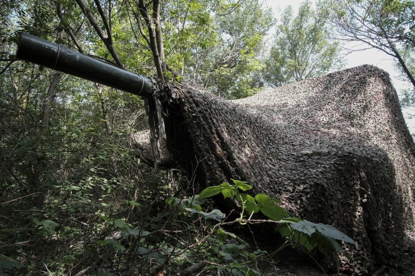 Ukrajinski tenk kod Kupjanska u Harkovskoj oblasti 7. juna