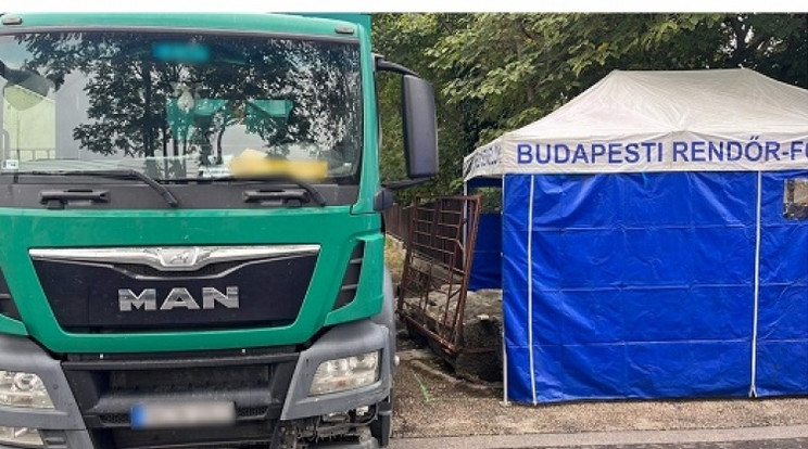 Meghalt egy kilenc éves kisfiú Budapesten / Fotó: police.hu