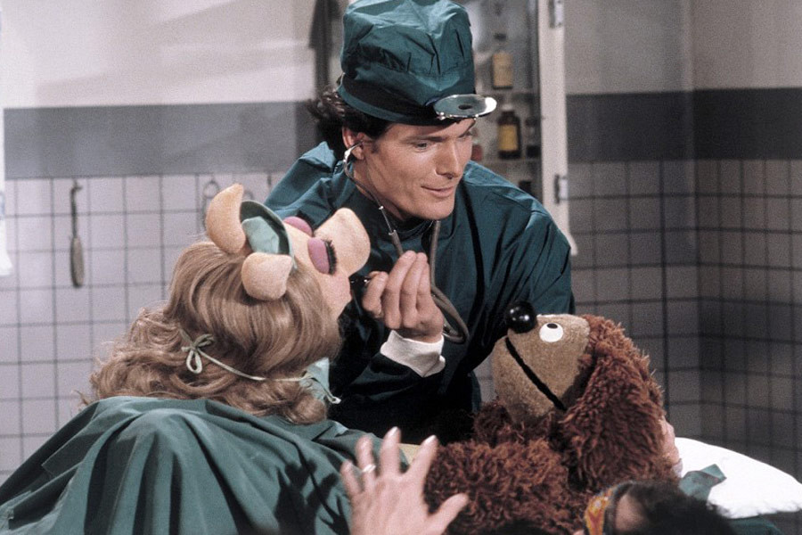 Christopher Reeve w "Muppetach" (1976 r.)