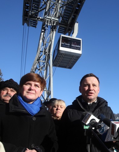 Andrzej Duda na szczytach