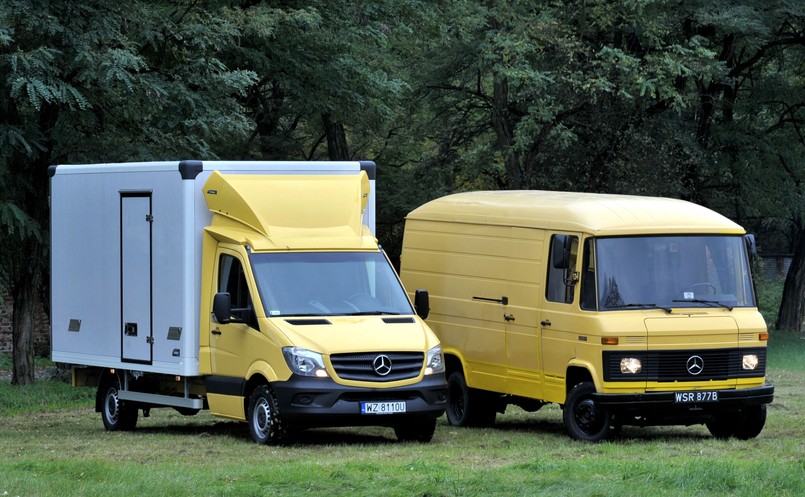 Mercedes-Benz T2 był produkowany w latach 1967-1996. Aktualny odsłona Sprintera została zaprezentowana w 2013 roku