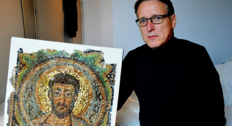 Dutch art detective Arthur Brand recovered the missing mosaic of St Mark, a rare piece of stolen Byzantine art, in Monaco