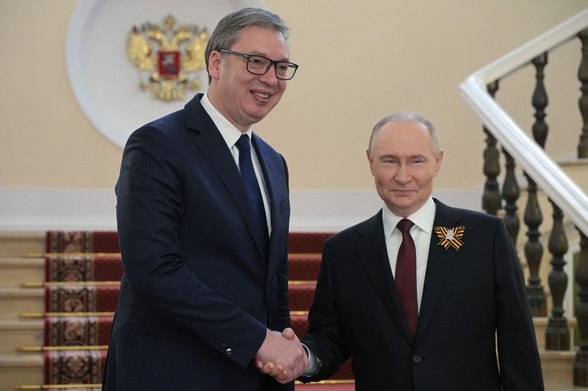 Aleksandar Vučić, Vladimir Putin, Dan pobede u Moskvi