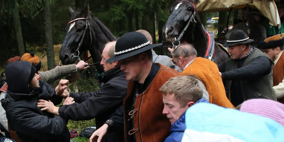 PALENICA BIACZASKA BLOKADA DROGI DO MORSKIEGO OKA