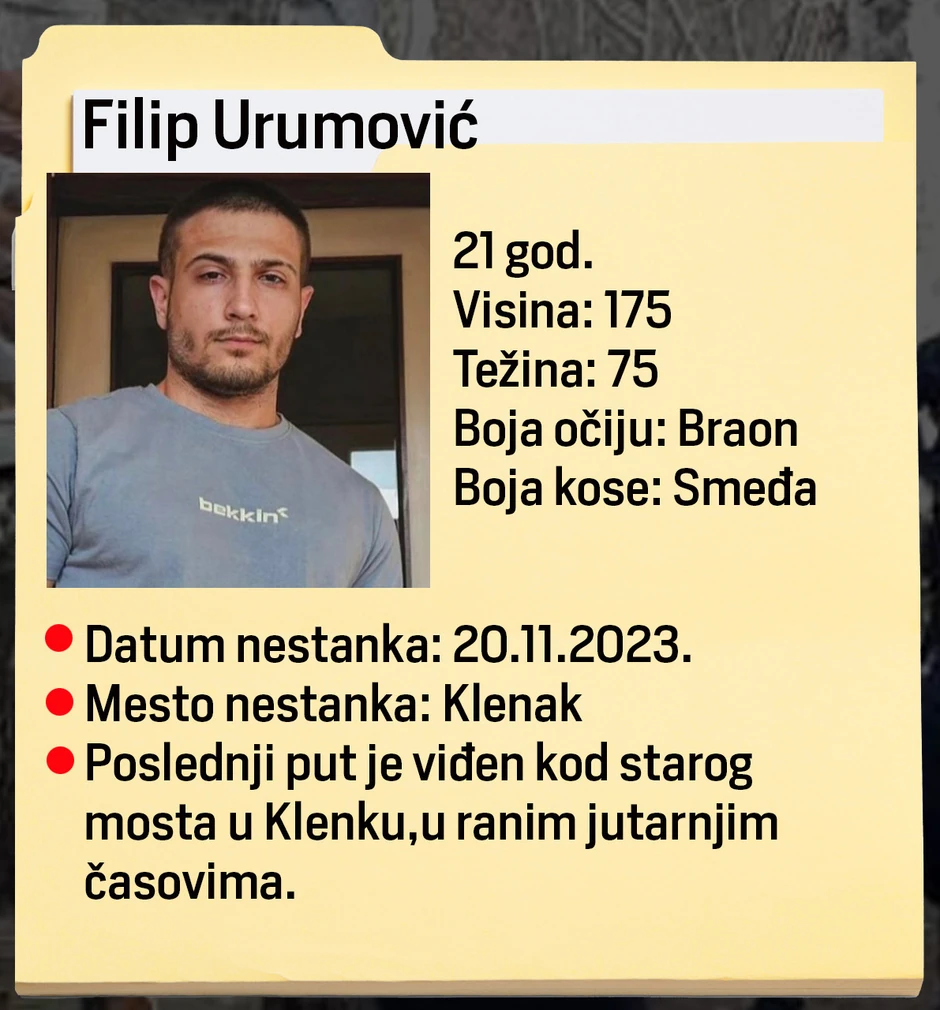 Nestali Filip Urumović