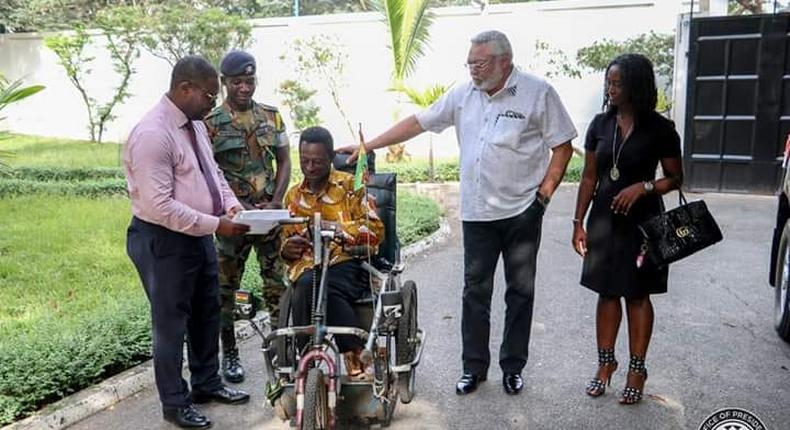 Rawlings surprises street father