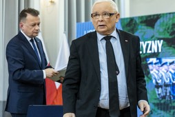 Jarosław Kaczyński i Mariusz Błaszczak