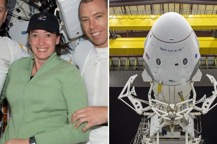 Jej mąż wrócił właśnie na Ziemię, wiosną to ona zasiądzie za sterami statku SpaceX
