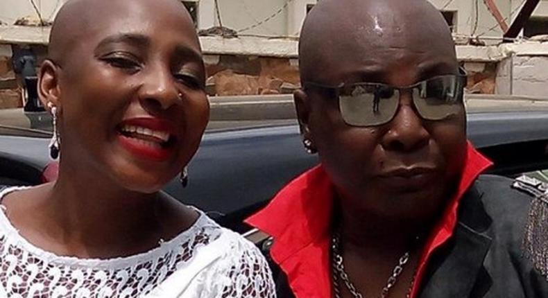 Charly Boy and his lookalike daughter