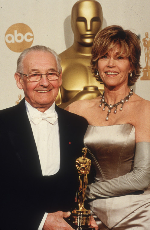 Andrzej Wajda i Jane Fonda 