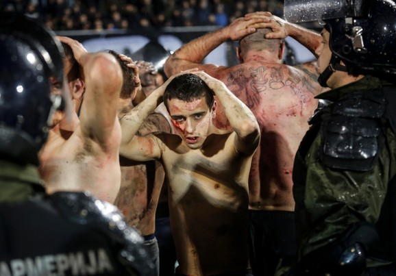 Lujanski na krvavom derbiju u decembru 2017. godine