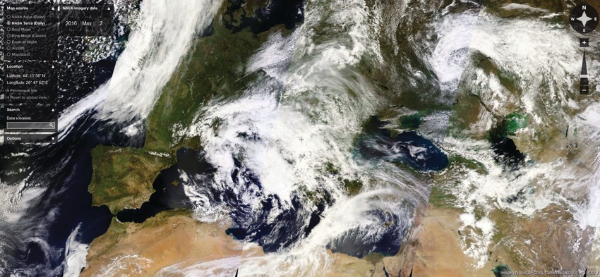 Ovako izgleda nebo iznad Srbije u maju 2016.