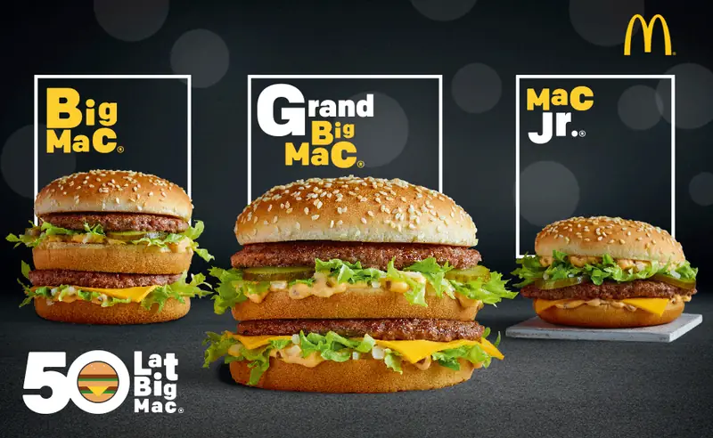 50 lat kanapki Big Mac