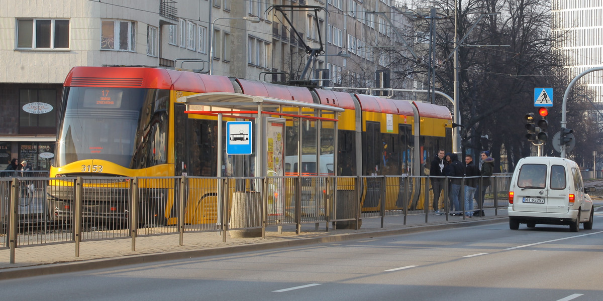 Tramwaj nr. 17 w Warszawie