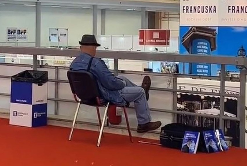 Radovan na sajmu knjiga u Beogradu