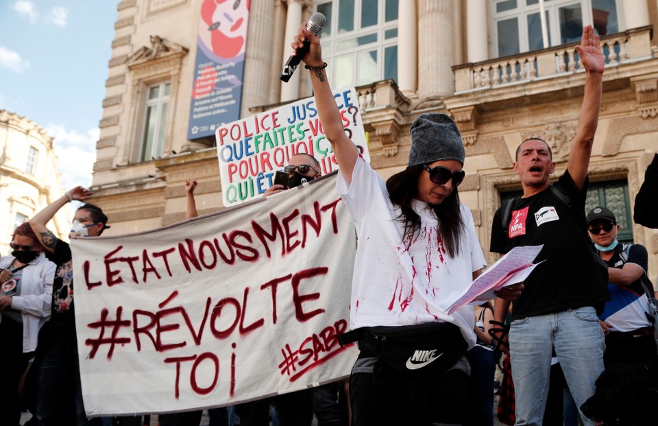 Protesty we Francji przeciwko rasizmowi i brutalności policji