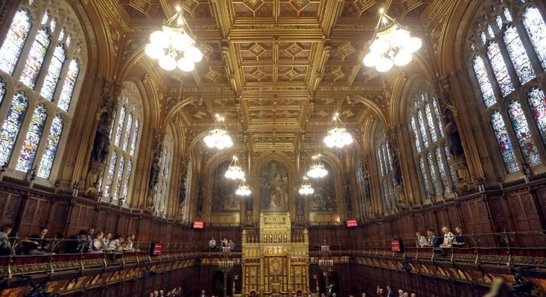 Britain's House of Lords is made up of 812 religious leaders, hereditary and appointed members