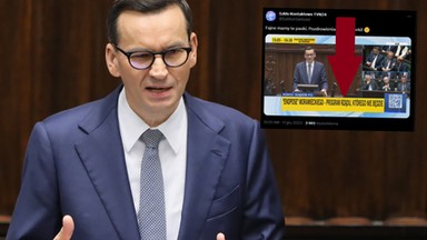 TVN24 żegna premiera Morawieckiego wyjątkowym paskiem. Wygląda jak literówka