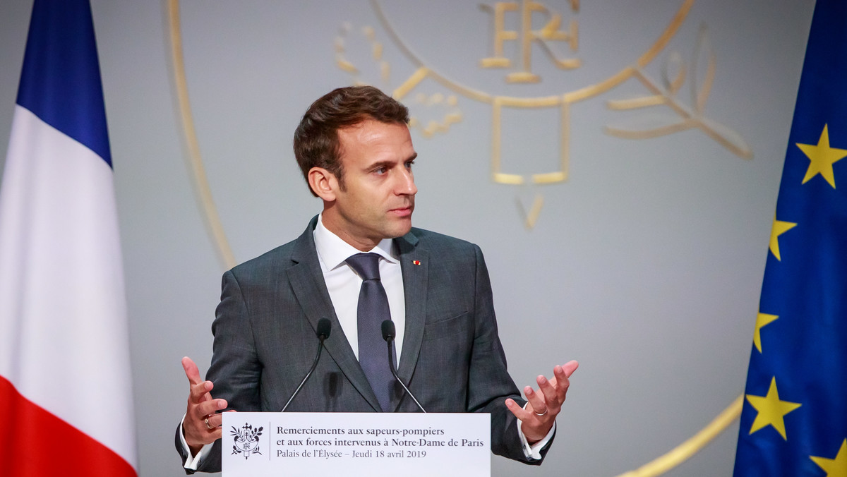 Francja: Emmanuel Macron z coraz mniejszym poparciem