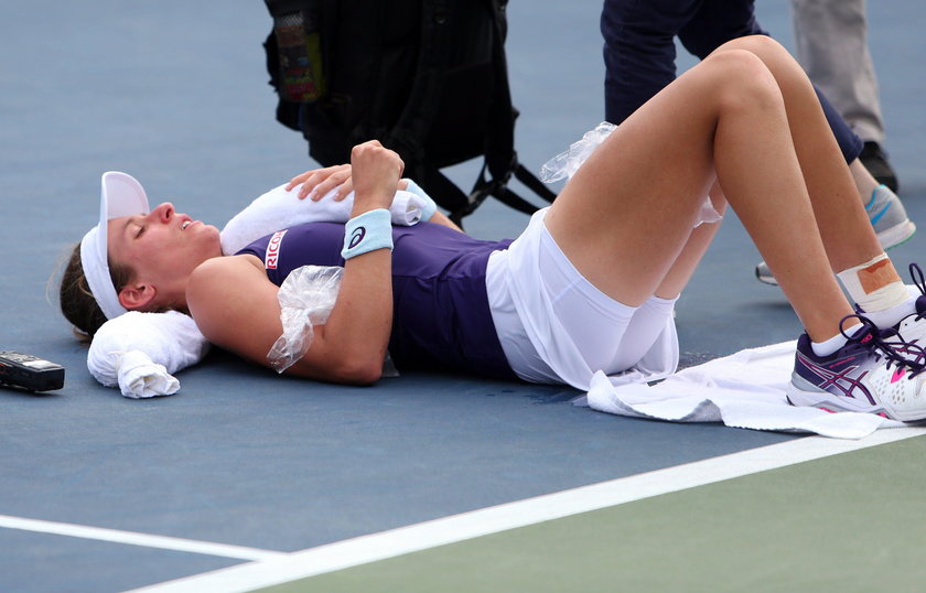 Johanna Konta zemdlała w trakcie meczu US Open z Cwetaną Pironkową