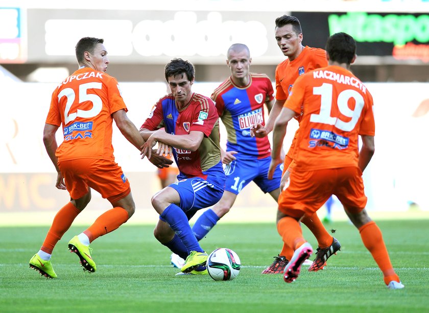 Piast Gliwice - Termalica 1:0. Zdecydował gol Patrika Mraza