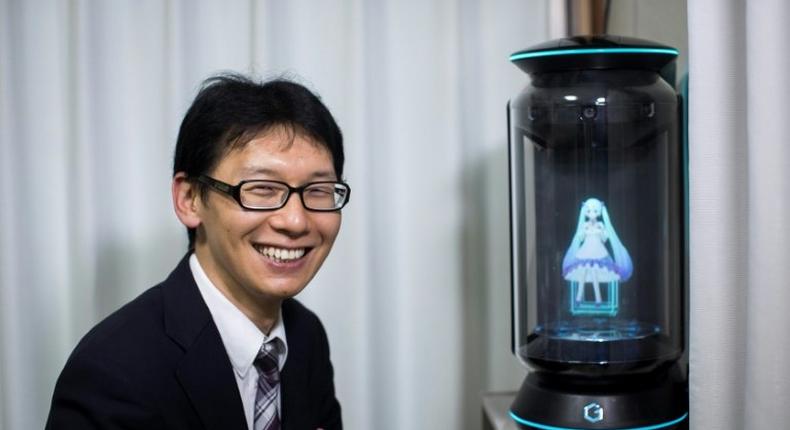 None of Akihiko Kondo's relatives attended his wedding to a hologram of virtual reality singer Hatsune Miku