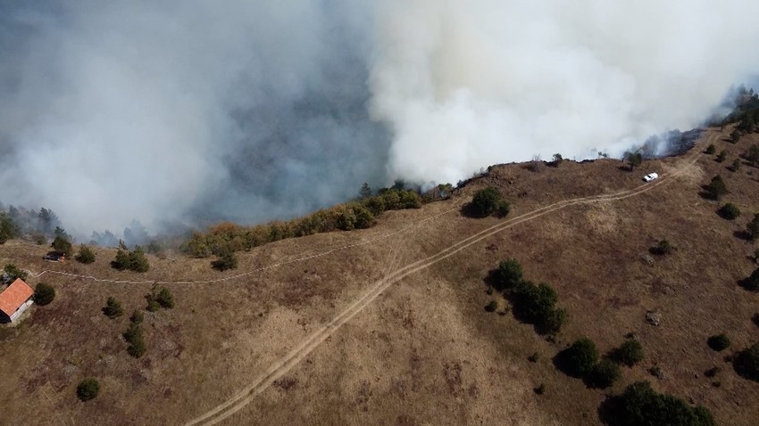 Vatrena stihija u kanjonu Uvca ne jenjava