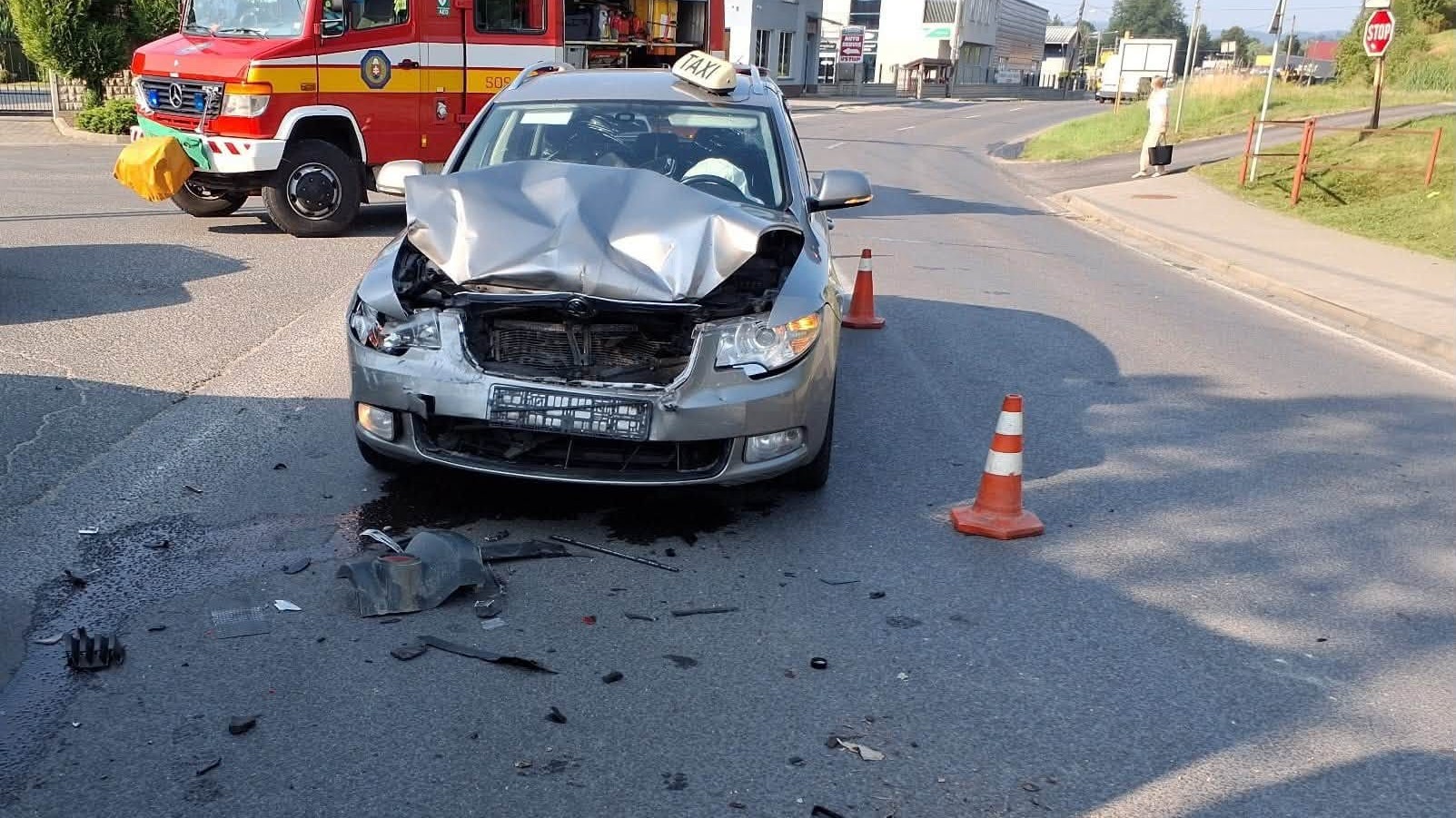 Dopravná nehoda v katastri obce Staškov, okres Čadca.