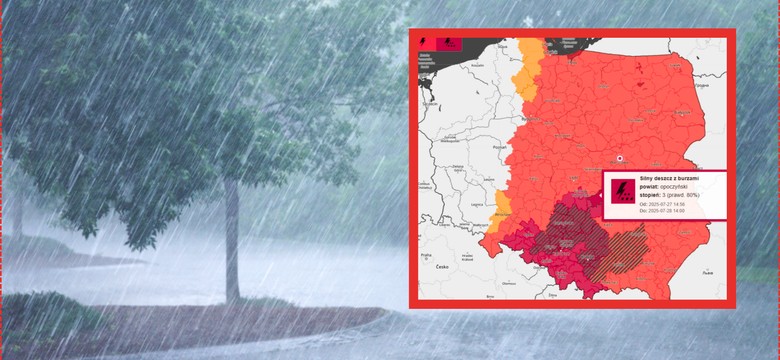 Ulewy, podtopienia i przekroczenie stanów alarmowych. "Naprawdę trudna sytuacja" w Polsce