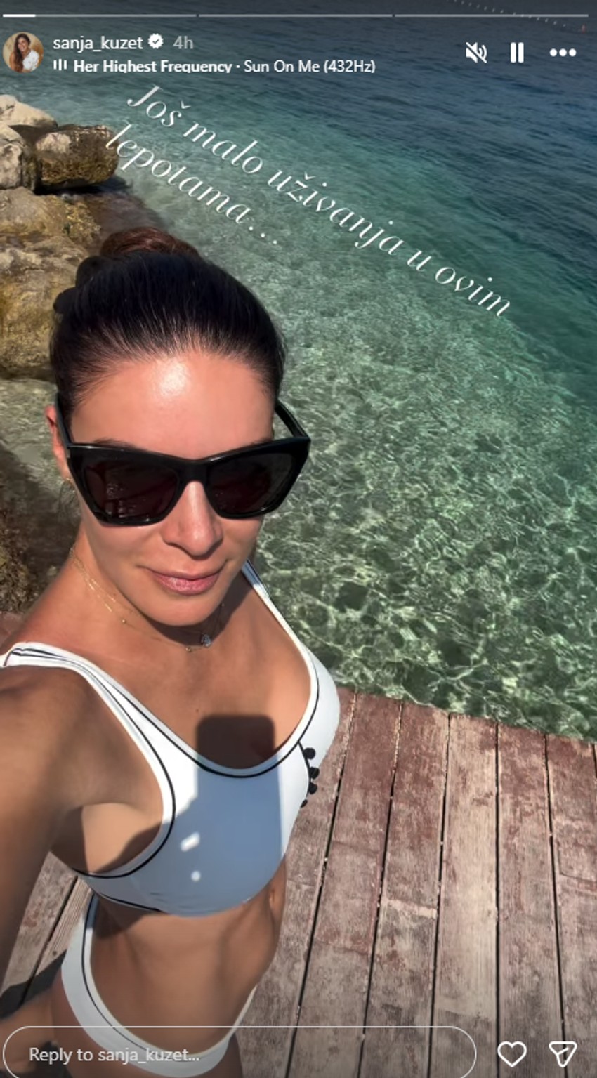 Sanja Kužet na moru