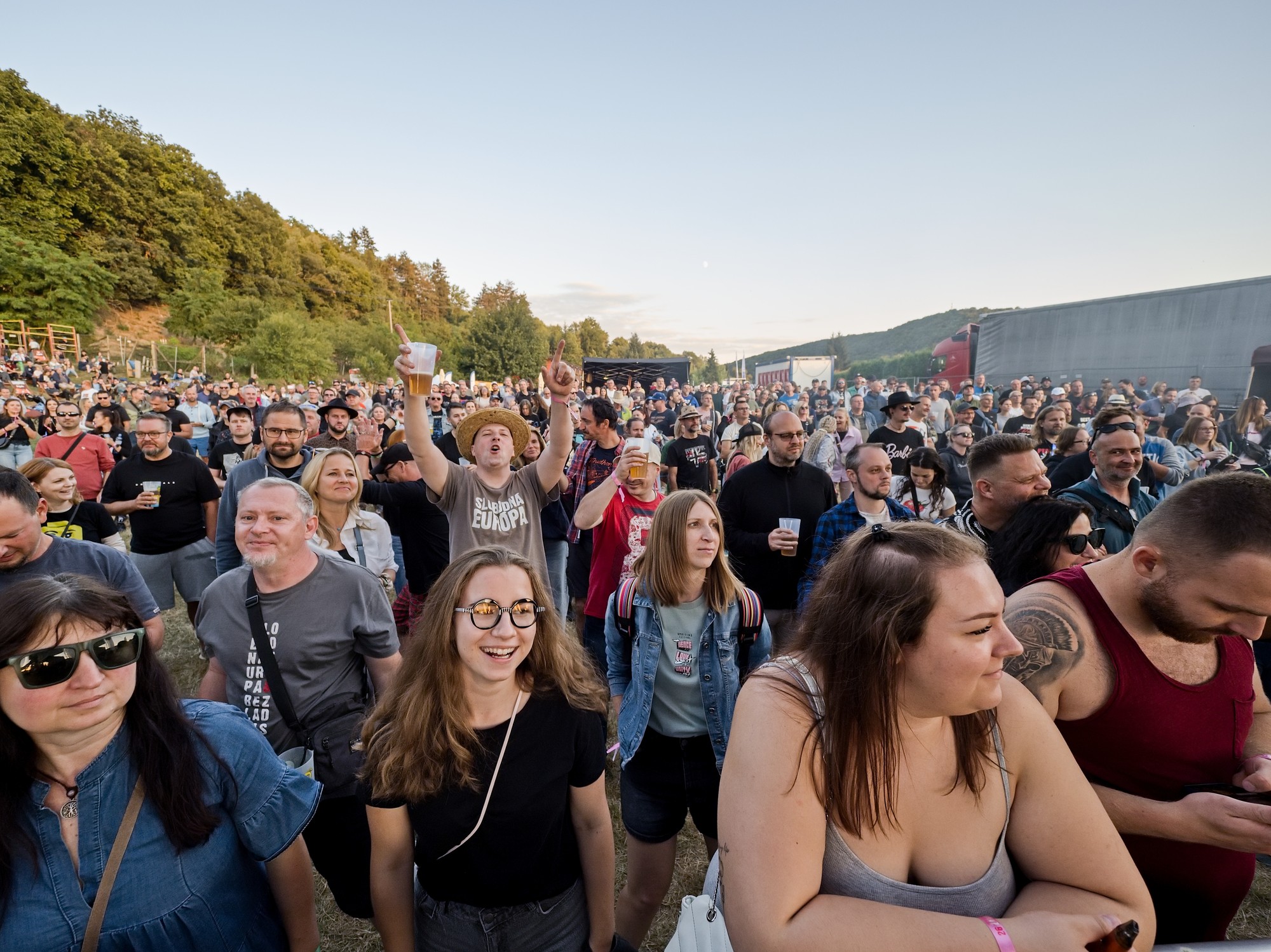 Atmosféra na festivale 