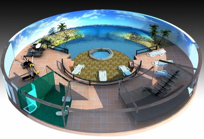 Luksuzni deo sa bazenom